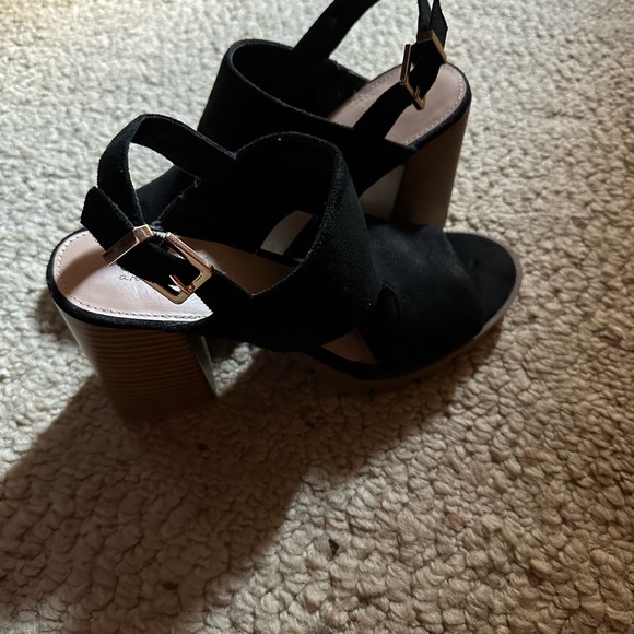 Ana a.n.a daly nwt heeled cutout booties heels suede chunky heels - Picture 5 of 5